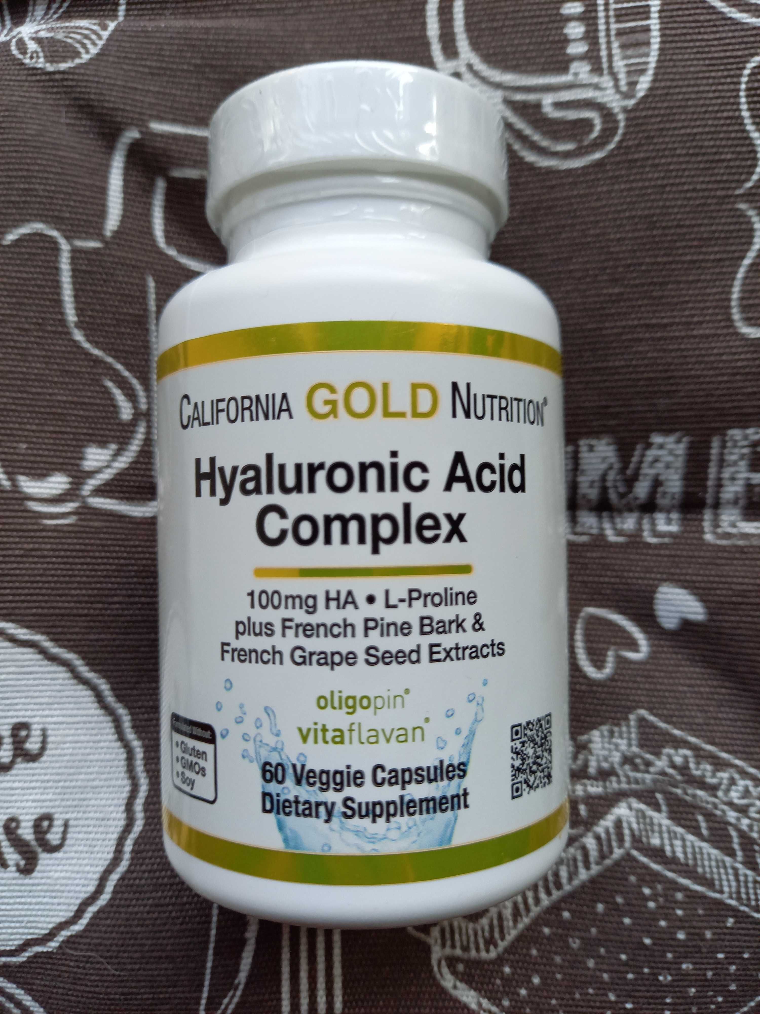 Фолиевая Гиалуроновая кислота Now Foods California Folic Hyaluronic