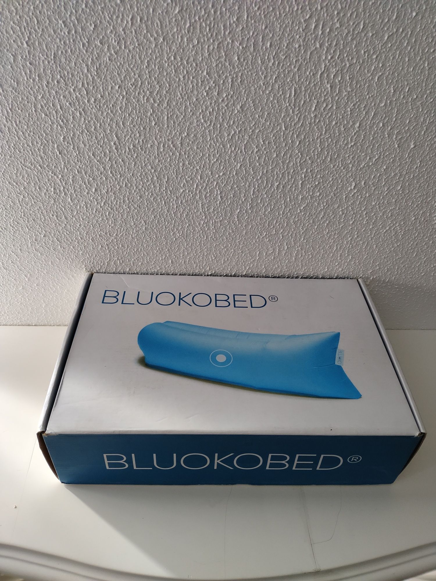 Colchão / Espreguiçadeira Insuflável Bluokobed cor Preta