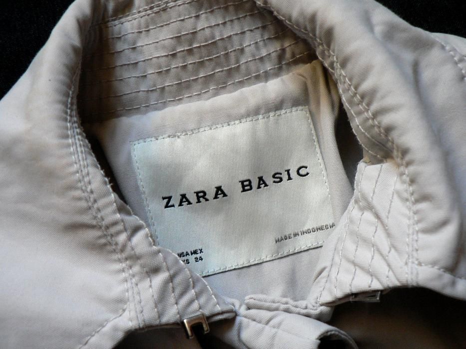 ZARA BASIC płaszczyk prochowiec tencz ___XS