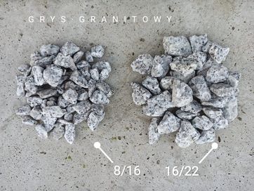 Grys granitowy dalmatyńczyk 2/8 | 8/16 lub 16/22 luzem lub big-bag