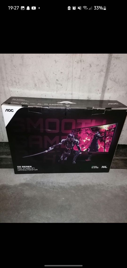 Monitor AOC 144HZ 1MS 27,5 cala