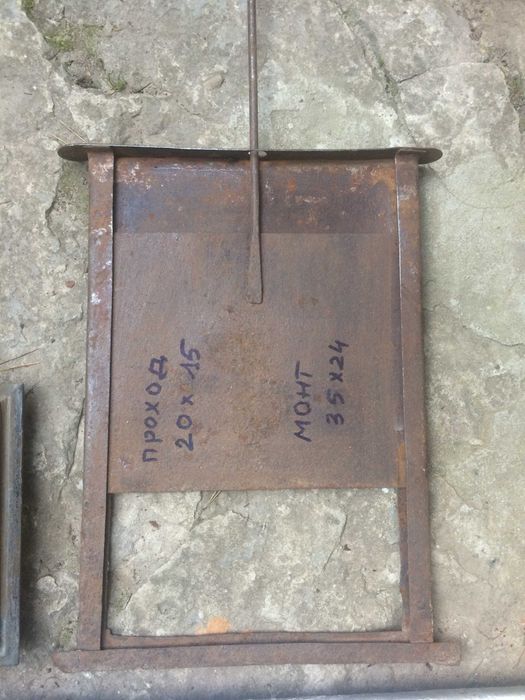 Кахель з розібраноі кухні- рушта, дверкі, духовка, шамотна цегла ША-8