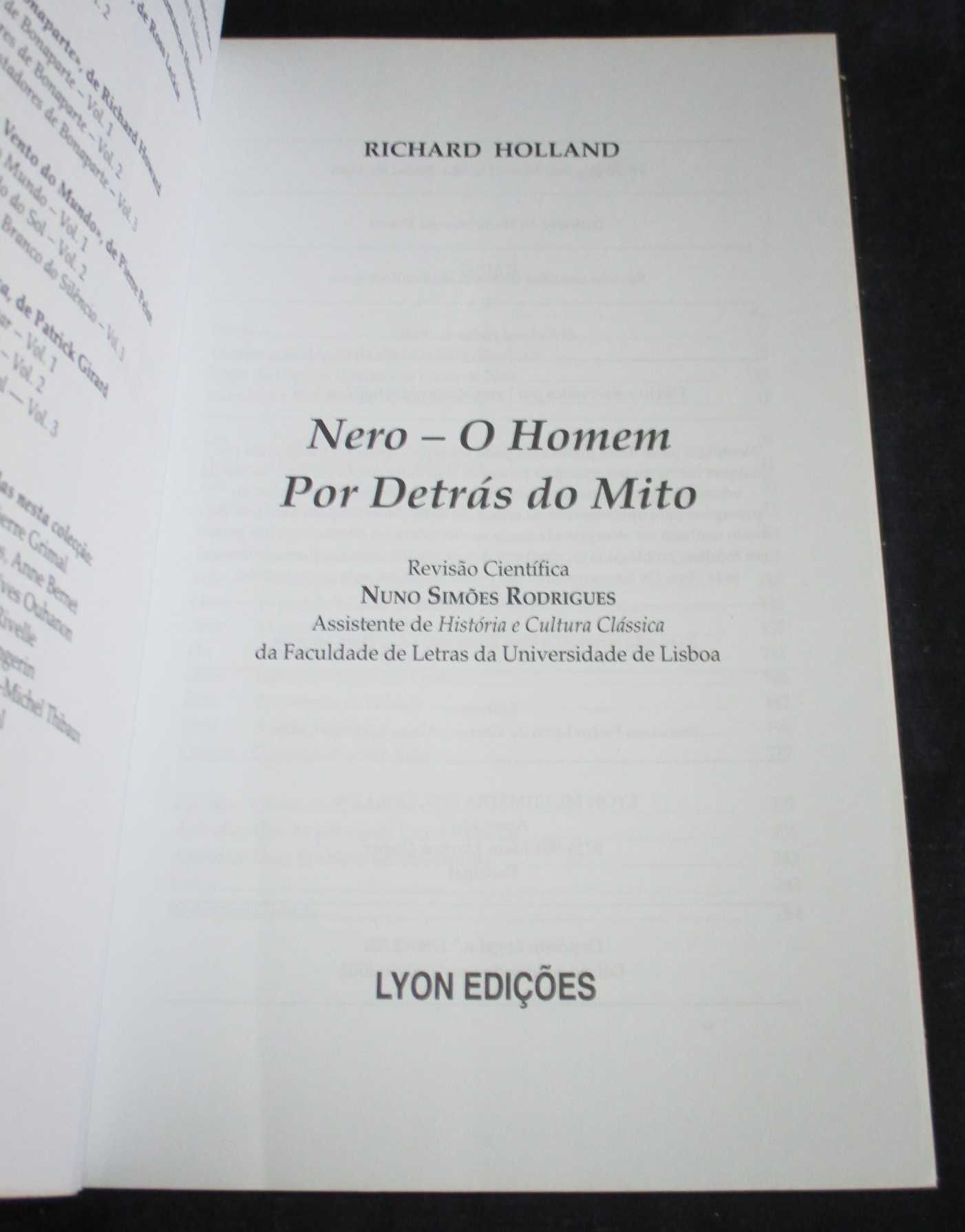 Livro Nero O Homem por detrás do Mito Richard Holland