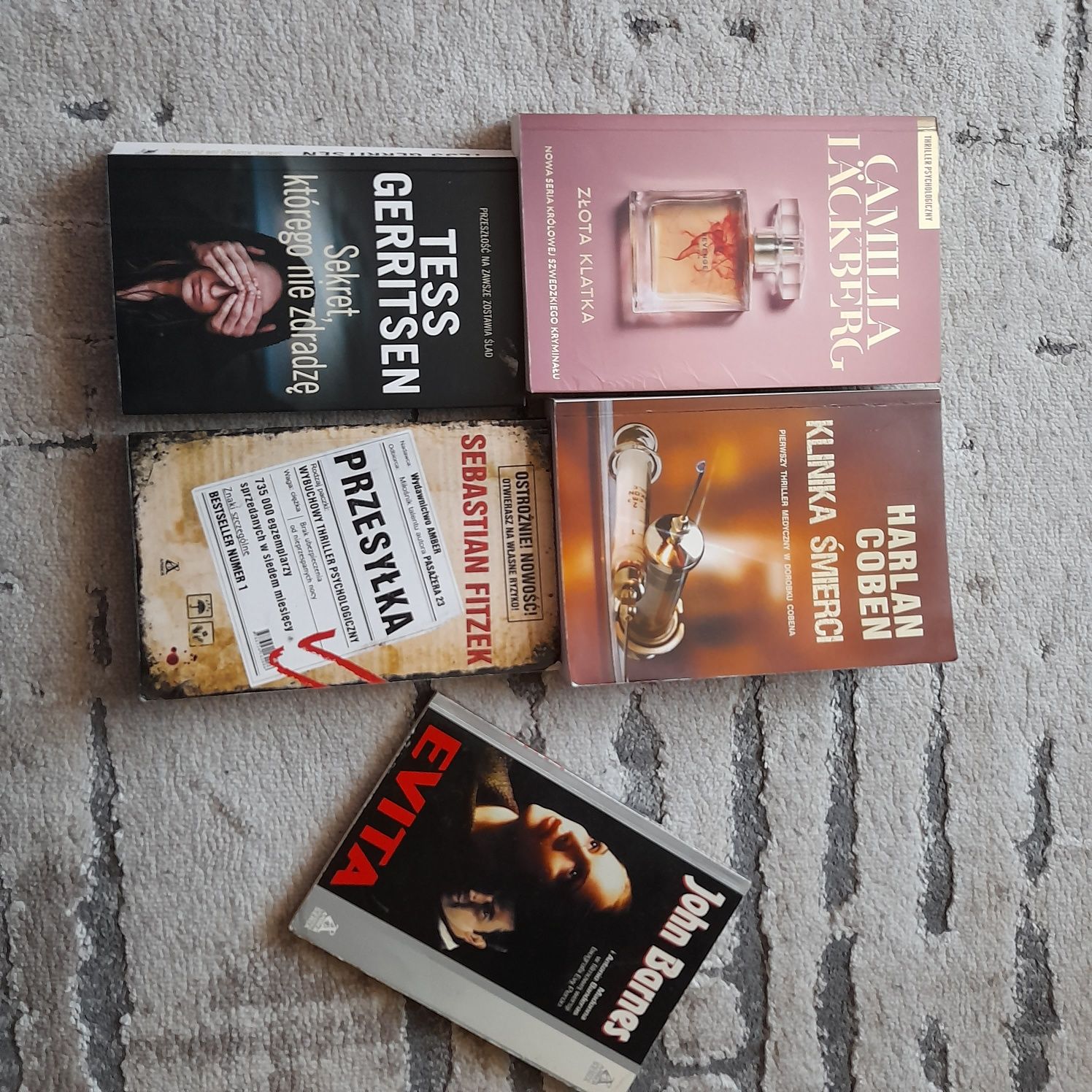 Książki zestaw K. Lackberg H. Coben