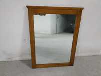 Espelho de cómoda ou quarto com aro em madeira 90 x 70