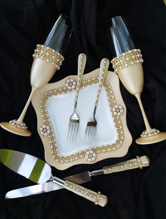 Весільний набір беж