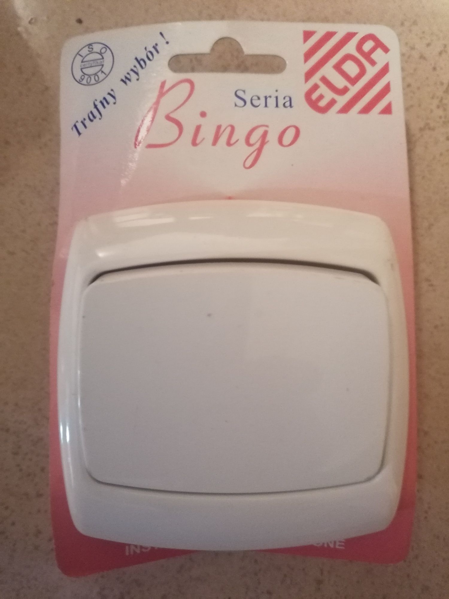 Włączniki pojedyncze, kolor biały ,,BINGO"