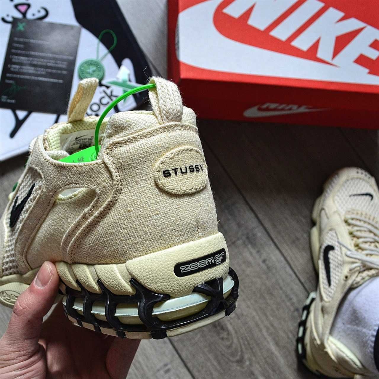 ТОП! Stussy X Nike Air Zoom Spiridon Cage 2 'Fossil Stone' 40 - 44