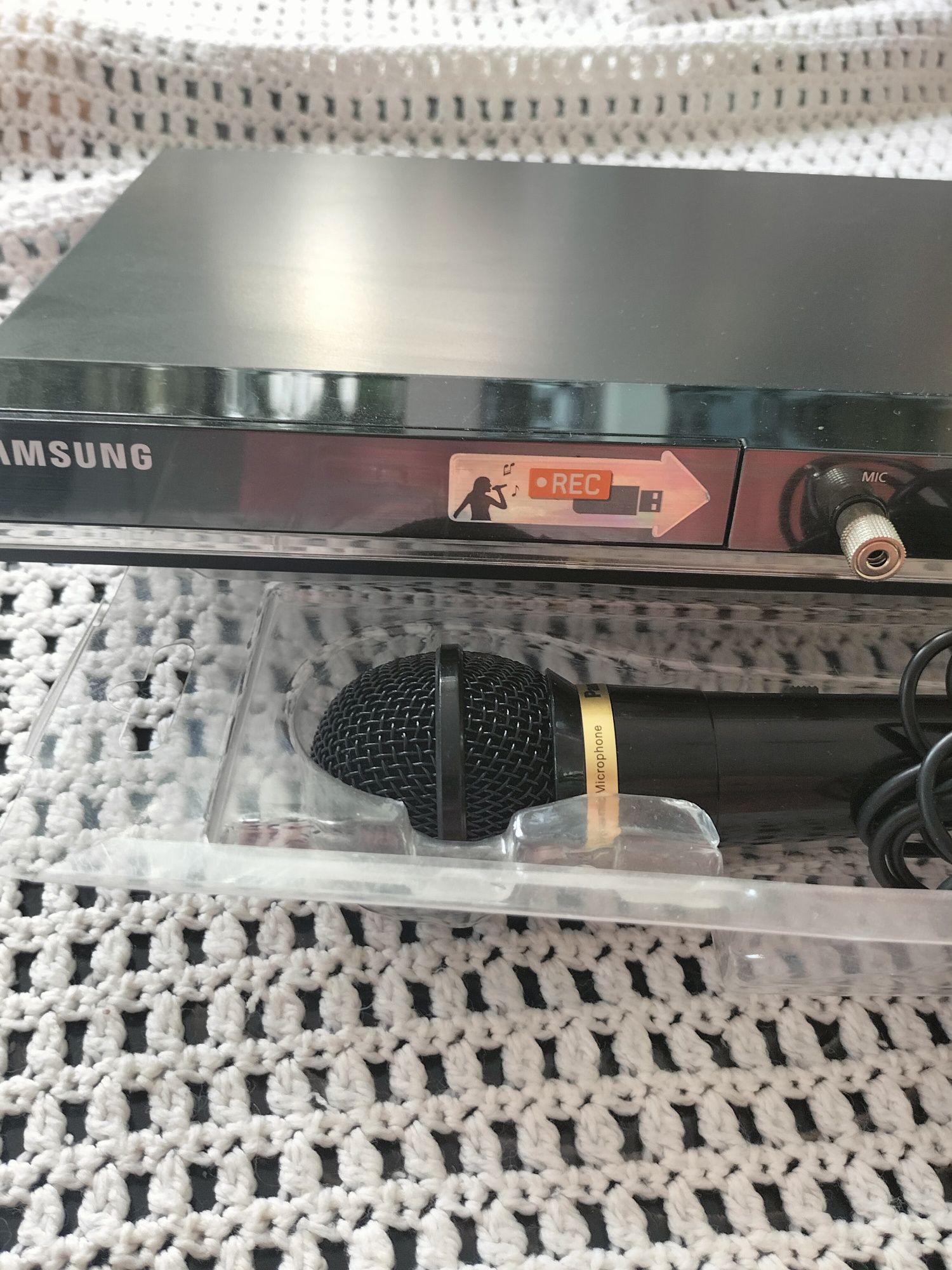 DVD player микрофон караоке