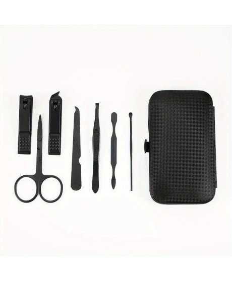 Conjunto Manicure/Pedicure 7 Acessórios, Para Rosto, Mãos E Pés Goeik