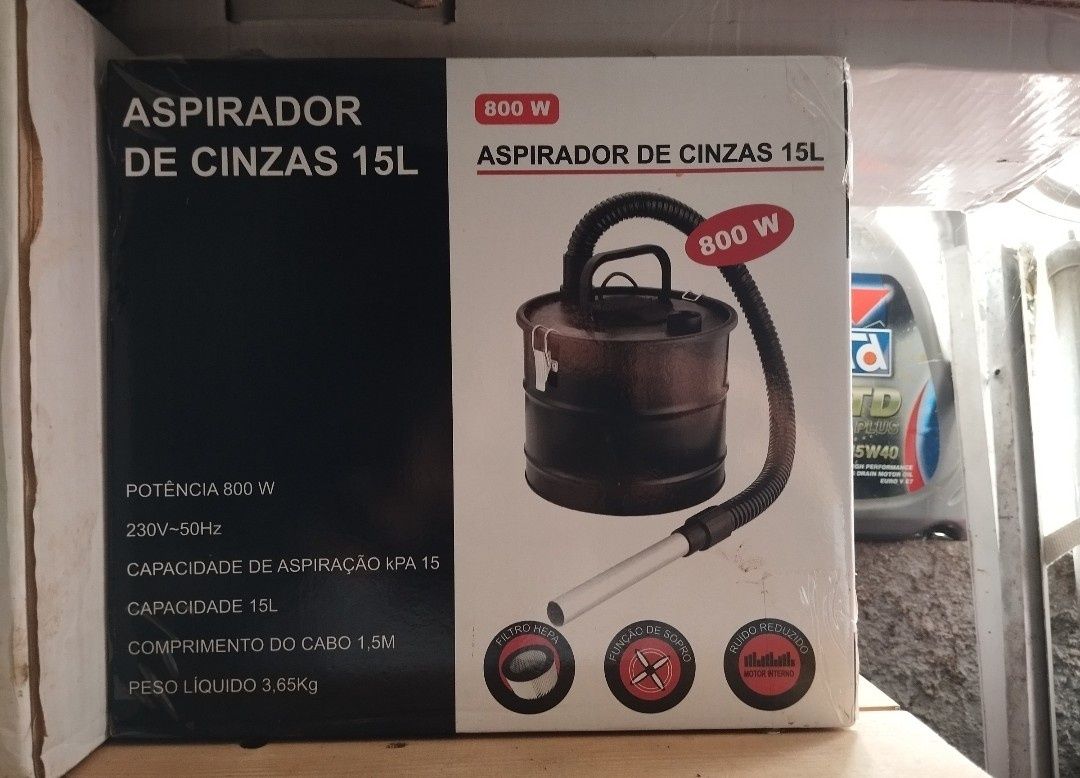 Aspirador de cinzas 15L - 800W
