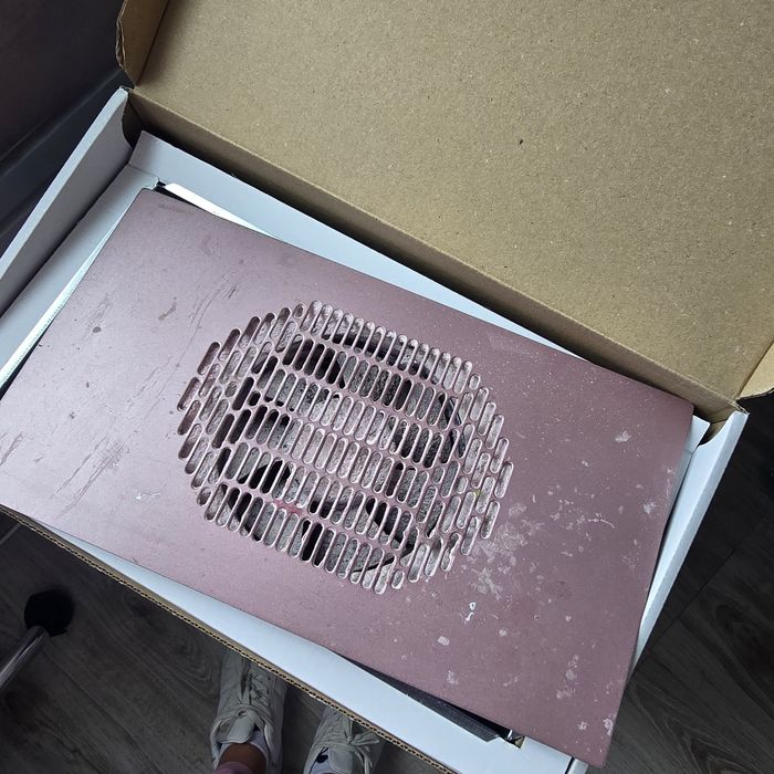 Pochłaniacz pyłu do zabudowy Momo S-41 różowe złoto