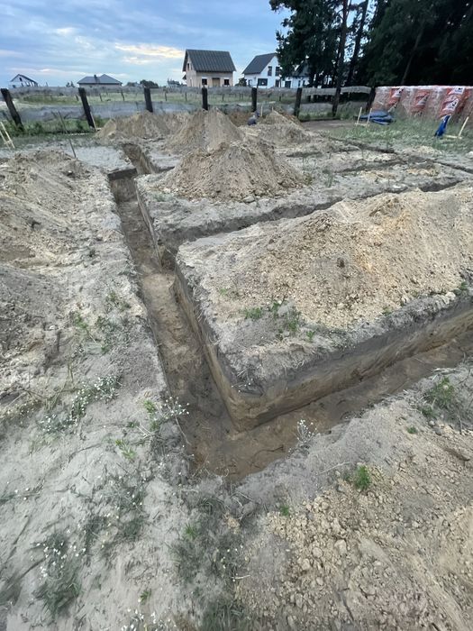 Usługi koparka, koparko-ładowarką i minikoparką