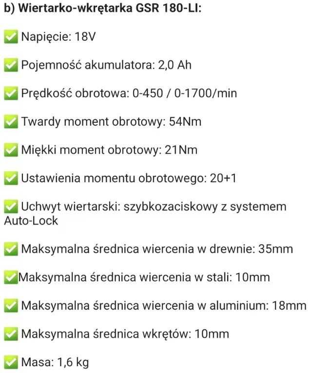 Wkrętarka i klucz udarowy bosch zestaw GSR 185-Li i GDX 180-Li 18v