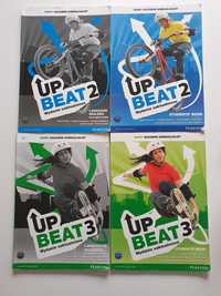 Up Beat 2 , Up Beat 3 książki i ćwiczenia 4 książki 50zł