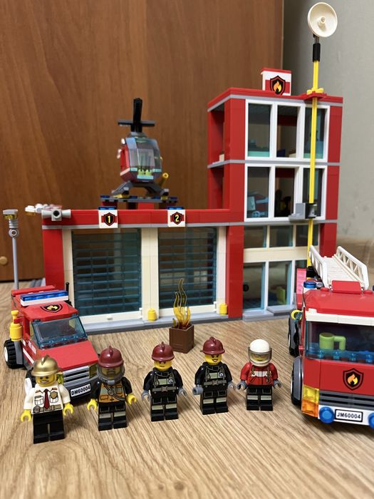 Lego city оригинал пожарная часть