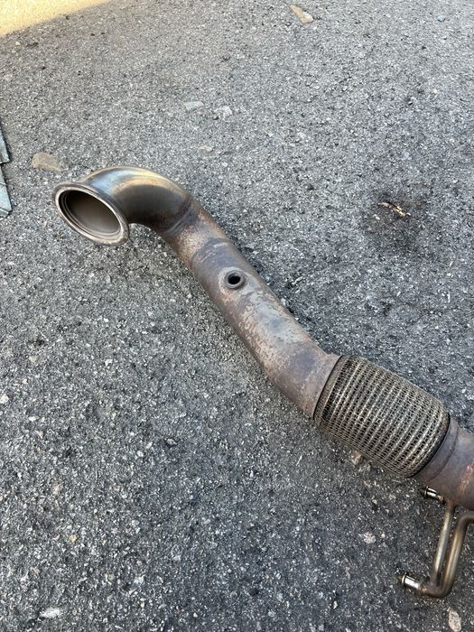 Даунпайп volkswagen gti r audi a3 2.0 1.8 со спорт катализатором