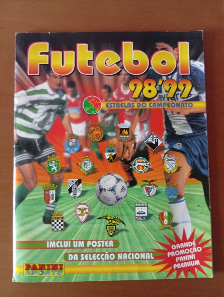 Coleção de Cadernetas Panini Completas (1995 a 2002) – Como Novas!