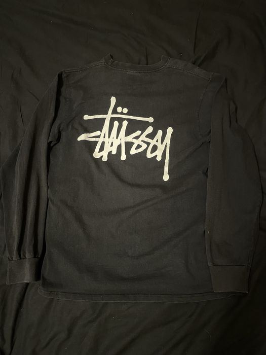 Оригінальний брендовий лонгслів Stussy / Лонгслив Стусси