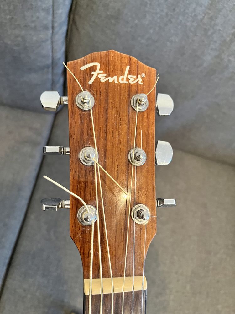 Комплект Акустическая Гитара Fender CD-140S NAT