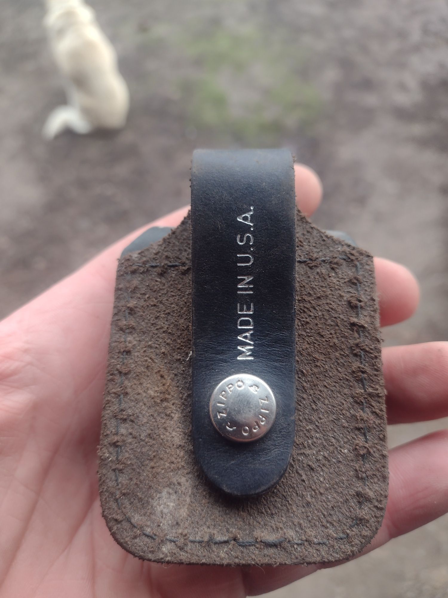 Кожаний оригінальний чохол до зажигалки zippo