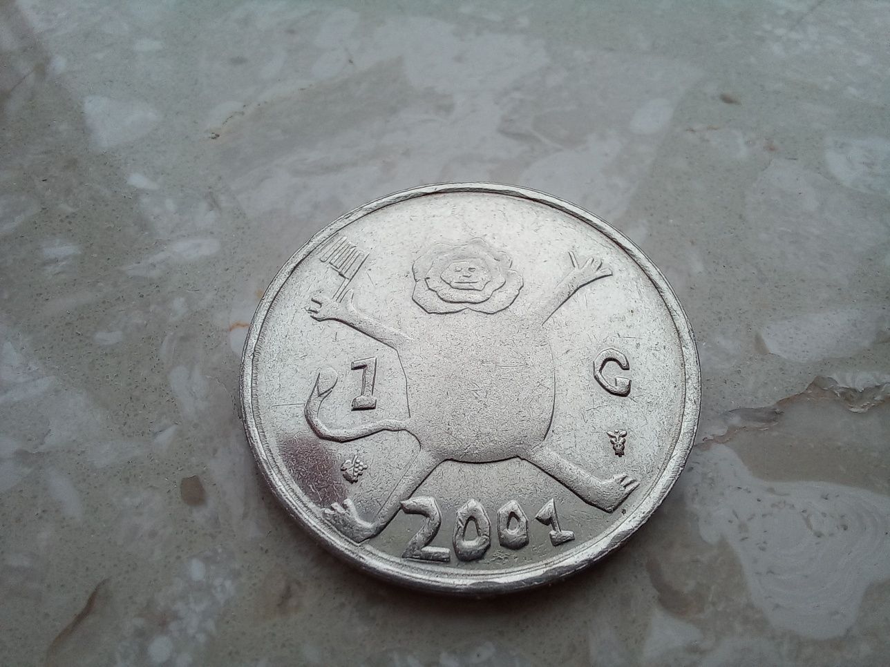 Holandia  - moneta okolicznościowa "Ostatni gulden"