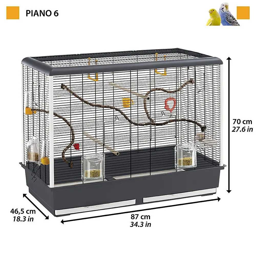 Клітка для папугаїв і птахів (клетка для попугаев) Ferplast Piano 6