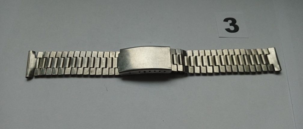 Bransoleta do zegarka męskiego naręcznego, metalowa - mało używana (3)