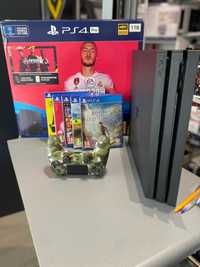 Konsola Sony PlayStation 4 pro 1TB+pad+5 gier okazja, ps4 pro