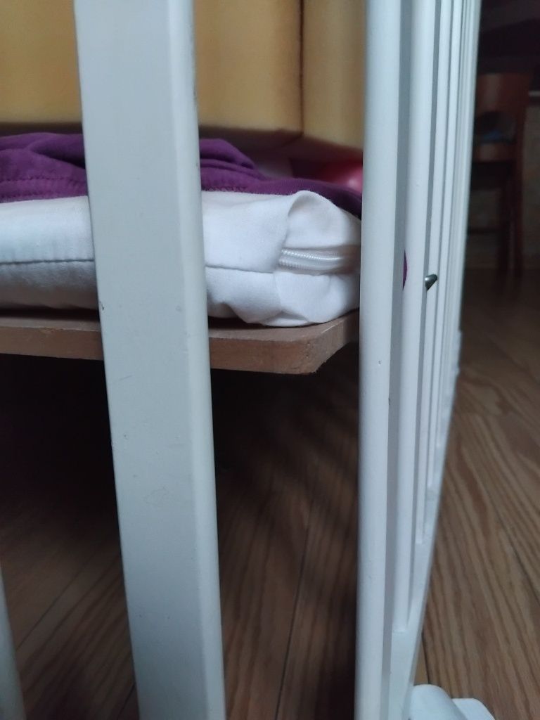 Materac ROBA + przścieradło do kojca 100x100