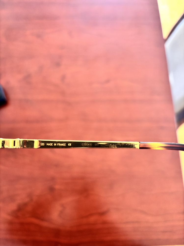 Óculos Cartier CT00410 B29C05B 135 Gold