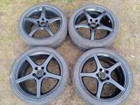 Felgi aluminiowe 5x114,3 Mazda 3 5 6 MPV Kia Ceed Hyundai i30 Opony lato