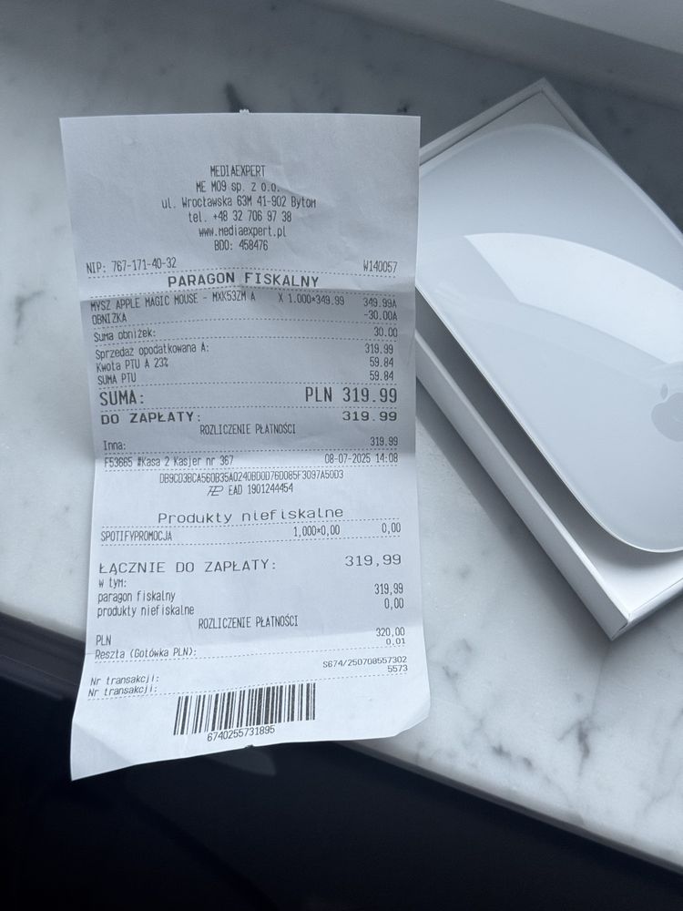 Apple Magic mouse 2 NOWA!