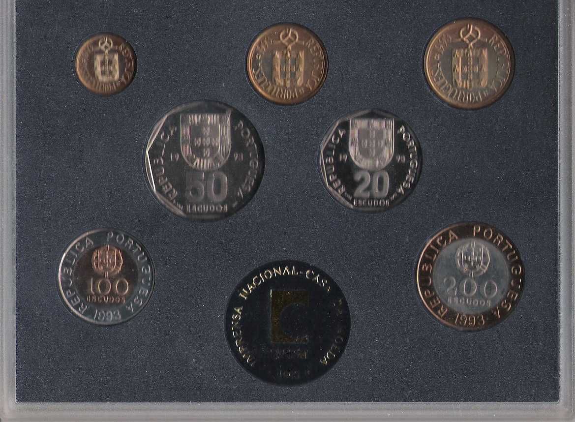 Escudos Carteira Proof 1993