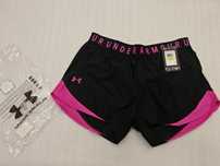 Spodenki damskie szorty fit fitness krótkie Under Armour USA
z różowym