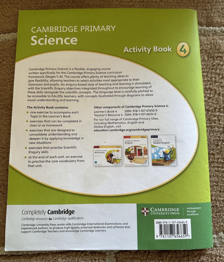 Activity Book Cambridge Primary Science