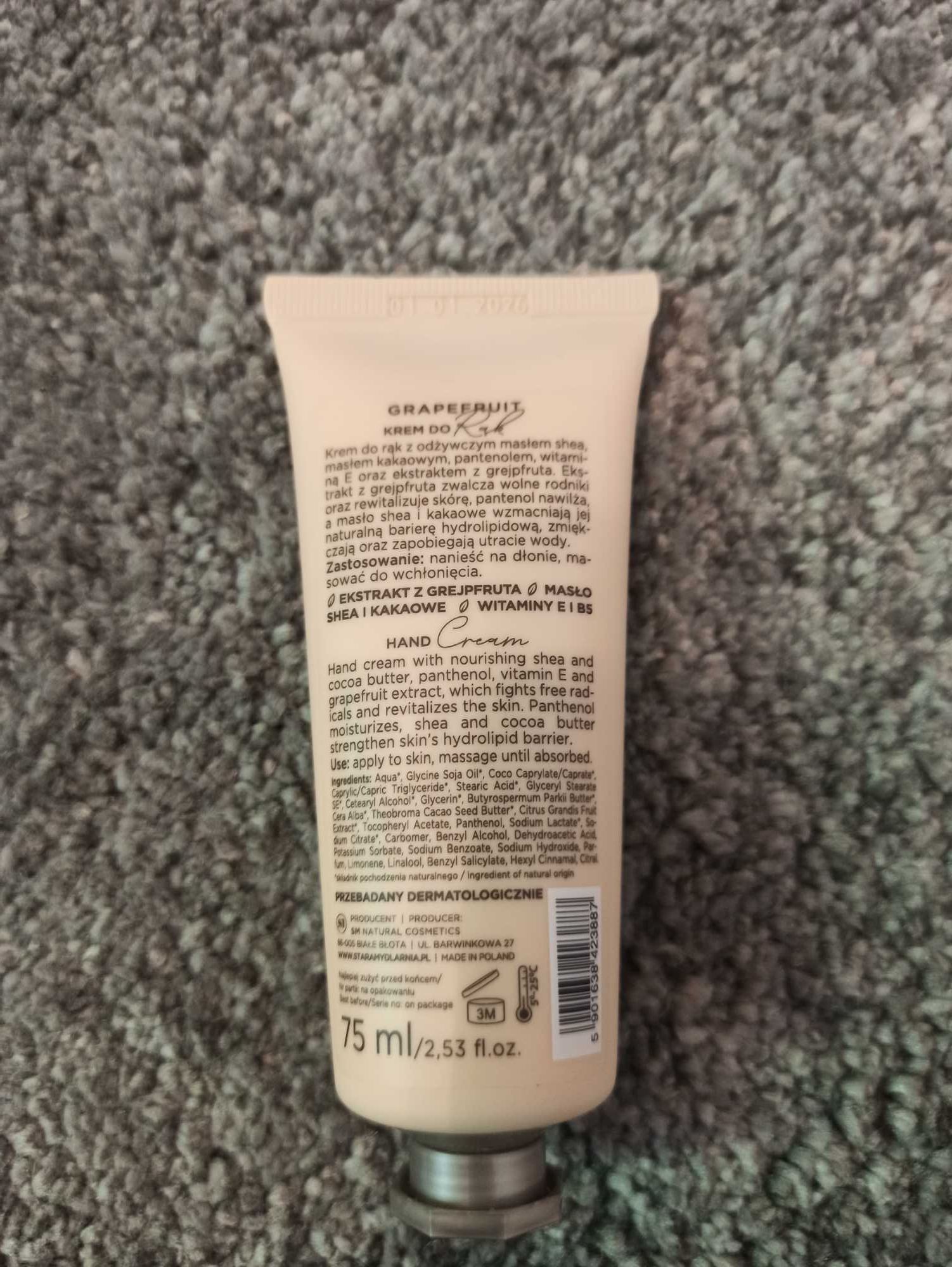 Home Spa Krem do rąk stara mydlarnia Grapefruit
