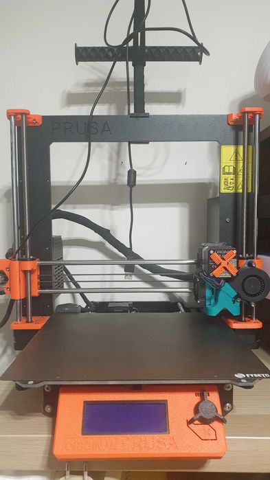 Drukarka 3D Prusa MK3S+ Klipper+Raspberry Pi 4b w zestawie, nylock mod