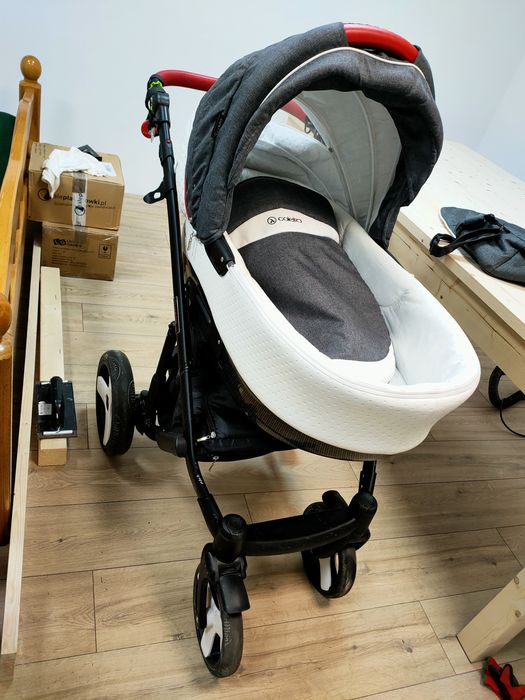 Coletto Florino Carbon, wózek dziecięcy, gondola, spacerówka, fotelik