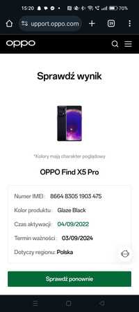 Oppo find x 5pro idealny zamiana