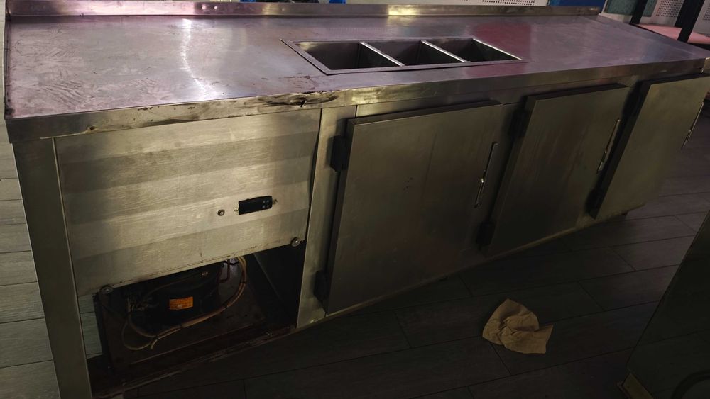 Bancada refrigerada inox
