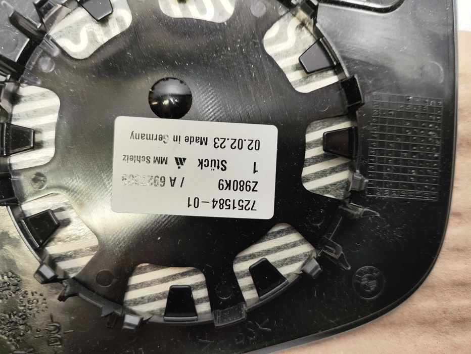 Wkład lusterka prawy szkło oryginał BMW E60N E61N F10 F11 OEM NOWY!!