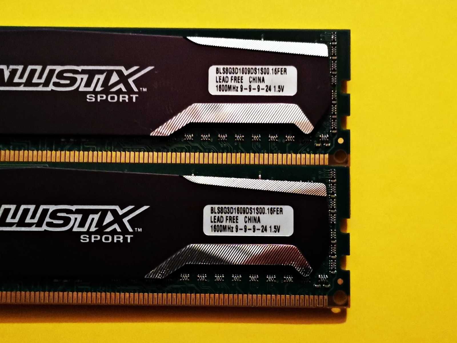 DDR3 16GB CruciaL BaLLisTiX 12800 -Komputer
