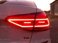 Задние LED фонари VW Passat B8 USA 2015-2018 оранжевый поворот