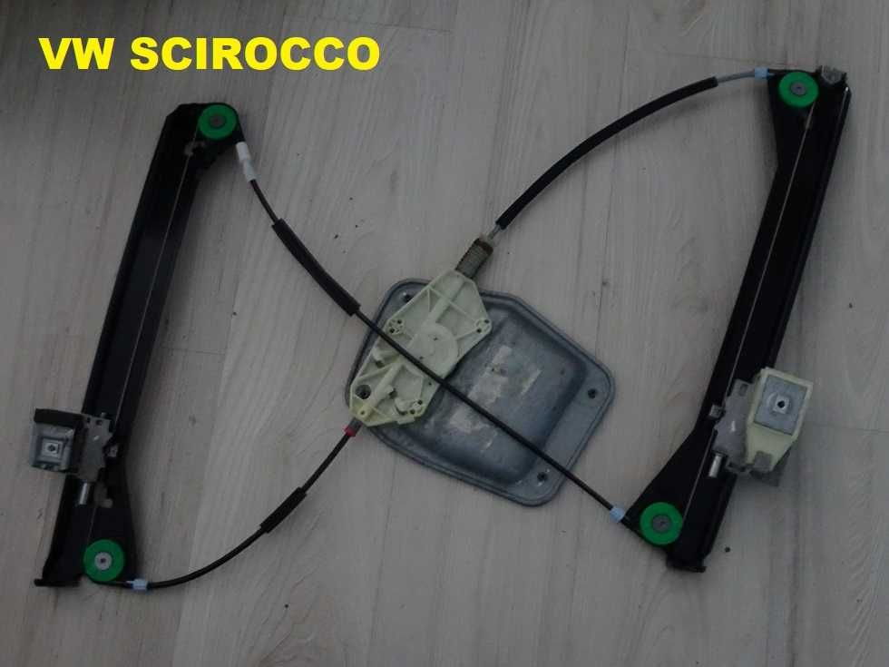 Podnośnik Mechanizm Szyby Przód Lewy Scirocco 1K8 Oryginał 08-17 [2a]