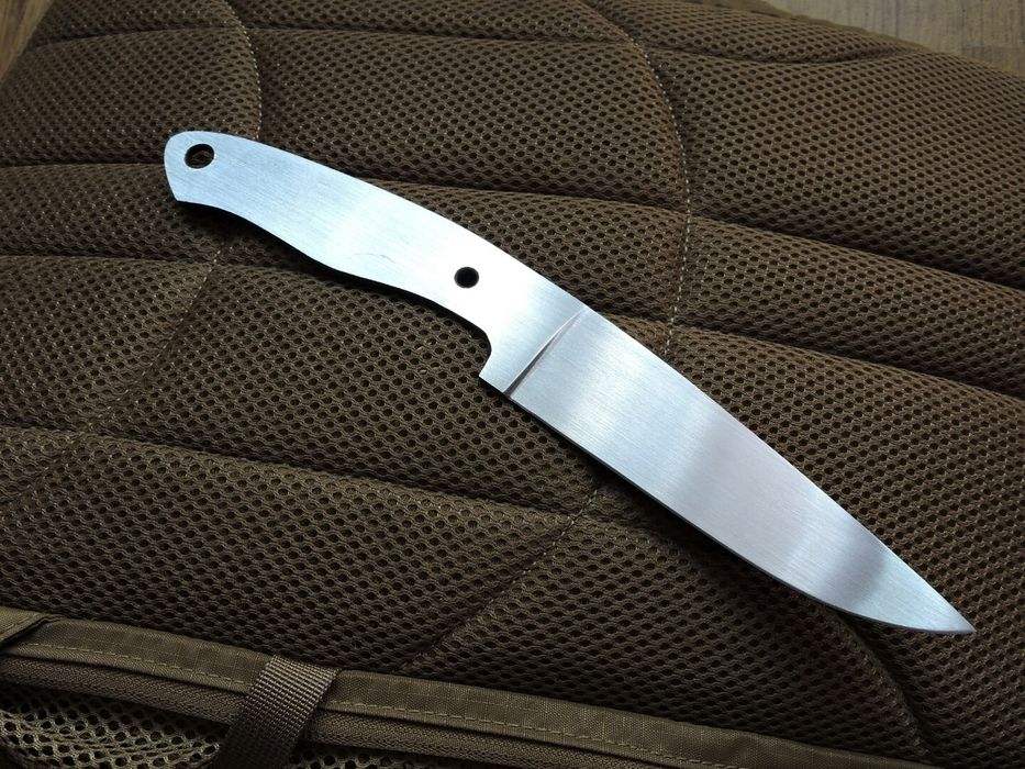 Klinga Blank Goły Bushcraft "Za-pad" Nóż Ręcznie Robiony 50HF