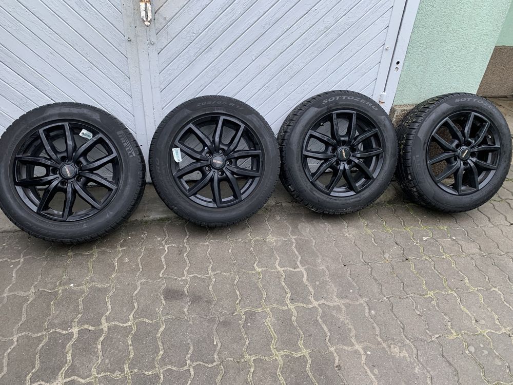 Ориг. диски ET35 R17 DEZENT 5 x 120 BMW + гума Pirelli Sottozero 7.5mm