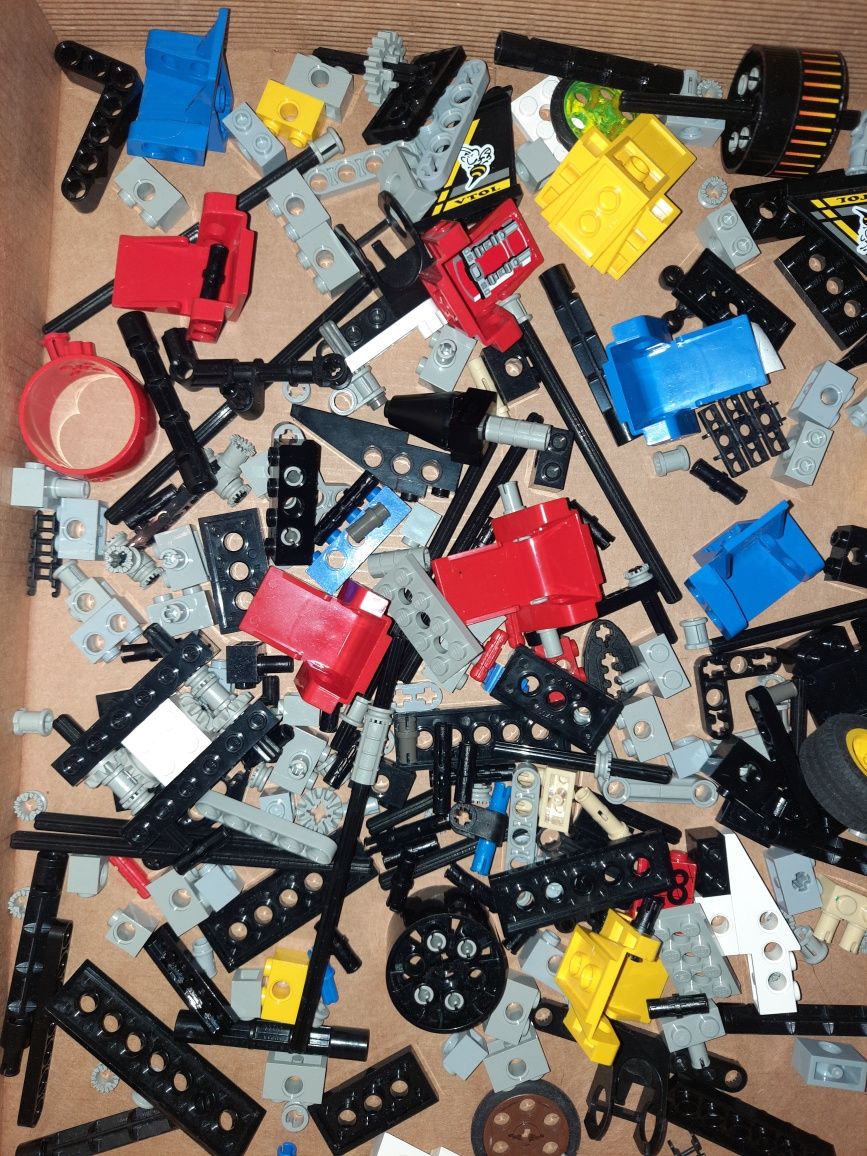 Lego technic belki mix czarne różne długości 0,5 kg