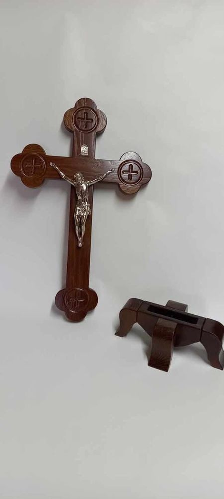 Krzyż drewniany dębowy
