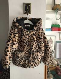 Blusão acolchoado em pêlo leopardo H&M